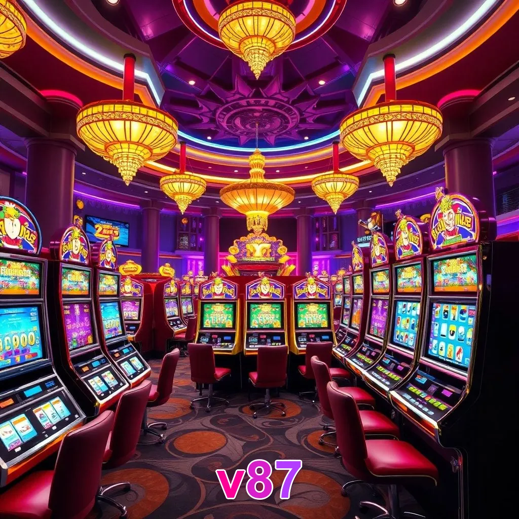 Principais provedores de slots da v87 - NetEnt, Pragmatic Play, Play'n GO